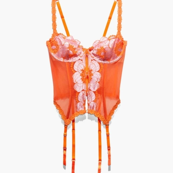 Savage X Fenty Perfect Poppies Lace Bustier - Picture 7 of 16